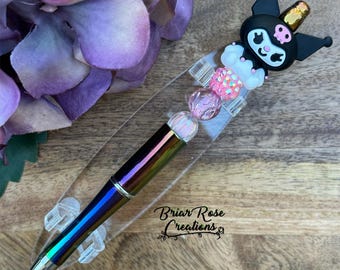 3D Rabbit Beaded Pen