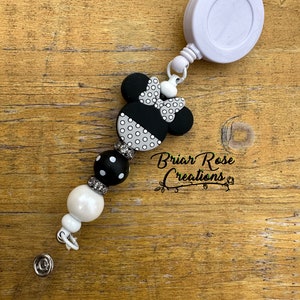 Girl Mouse Badge Reel