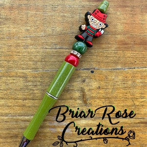 Scary Fred Beaded Pen