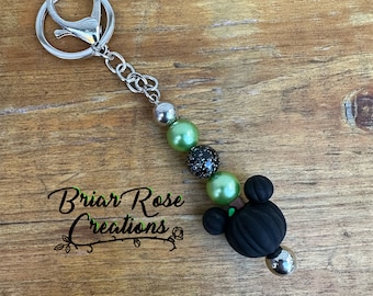 Mouse Pumpkin Keychain