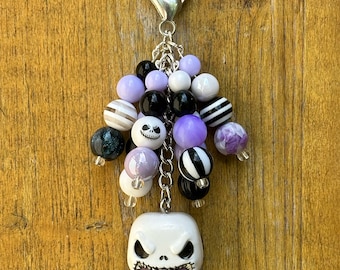 Charm para bolso de Jack Skellington aterrador