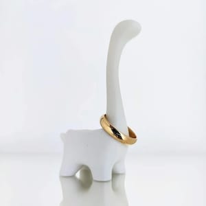 3D Printed Dinosaur Ring & Jewelry Holder: Handcrafted Dino Decor
