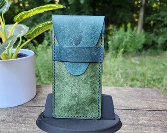 Minimalist Leather Pen Holder for Desk | Handmade EDC Pen Stand | Personalized Leather Gift for Writers & Professionals