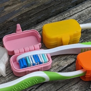 Wiederverwendbare Zahnbürsten-Reisetasche - Ihre tragbare Zahnpflege-Abdeckung / Halter, unverzichtbares Reisezubehör und Zahnbürsten-Organizer