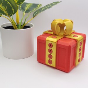Contenedor de caja molesto impreso en 3D, con 20 tornillos en total, divertido regalo de broma molesto, ideal para Navidad o cualquier ocasión