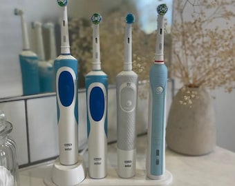 HDGSAFD Support Mural Pour Brosse à Dents électrique - 4 Pièces - Blanc