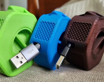 Cable Winder -Twist to Store & Keep Charging Cords Tangle-Free, Small and Compact Travel Accessories for portable organization.