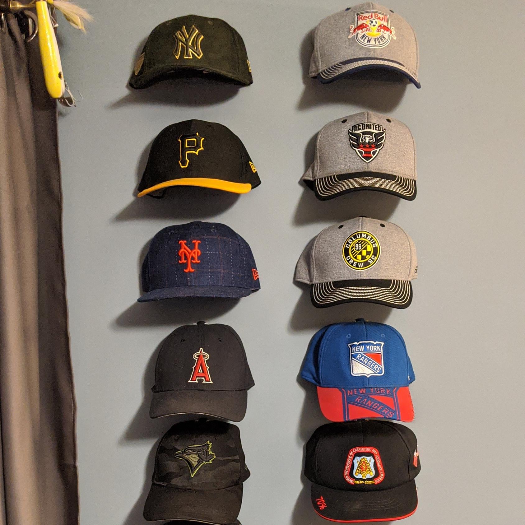 10 Ganci Per Cappelli Da Parete - Organizzatore Per Cappelli Baseball, Sciarpe E Accessori - Foto 6