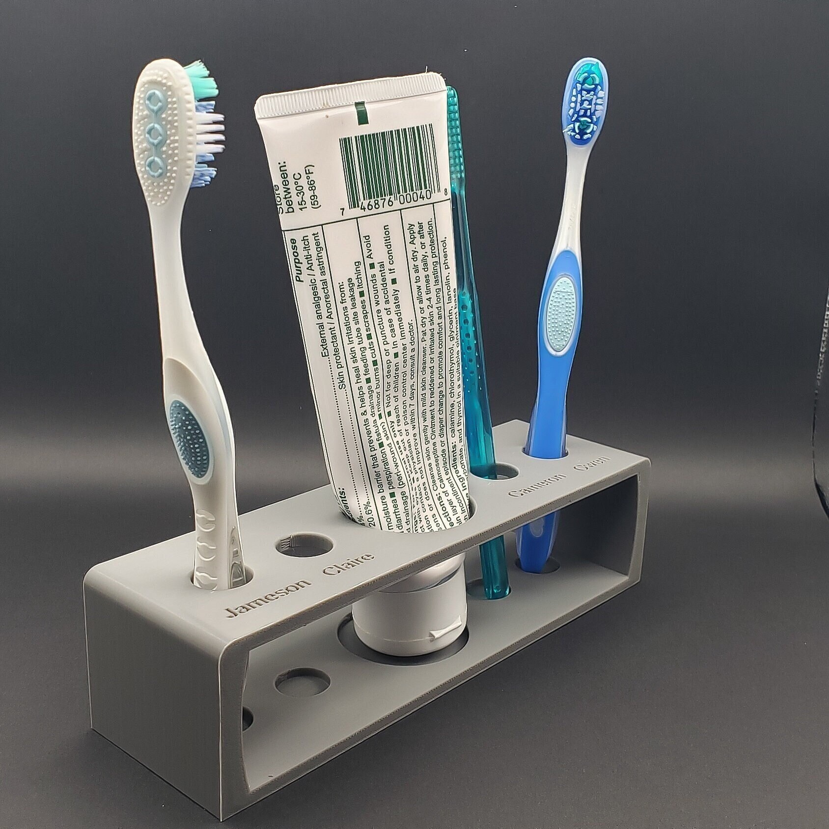 Archivo STL soporte para cepillos de dientes・Diseño de impresora