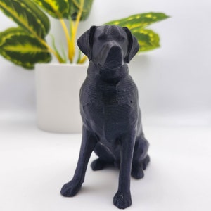 Black Lab Figurine Etsy UK