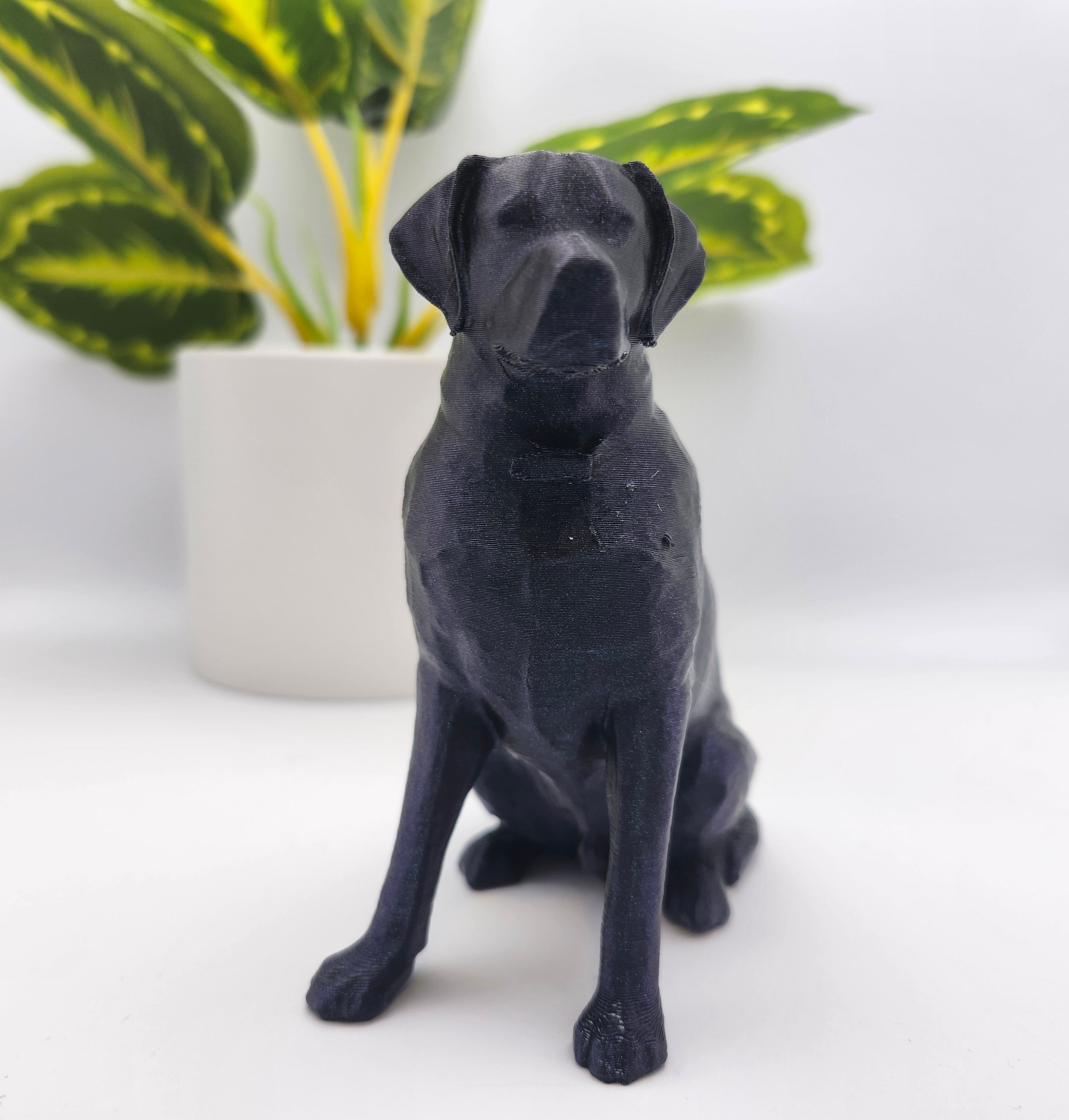 Black lab figurines sale deals
