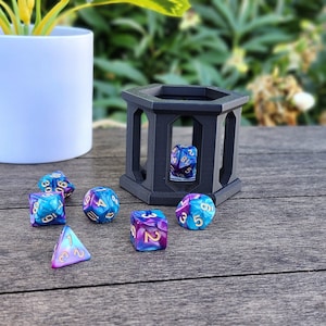 3D Printed Dice Jail: D&D Tabletop Gaming Accessory