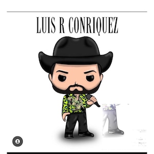 Luis R Conriquez funko, stl file, 3D printing, warlike funko, digital stl