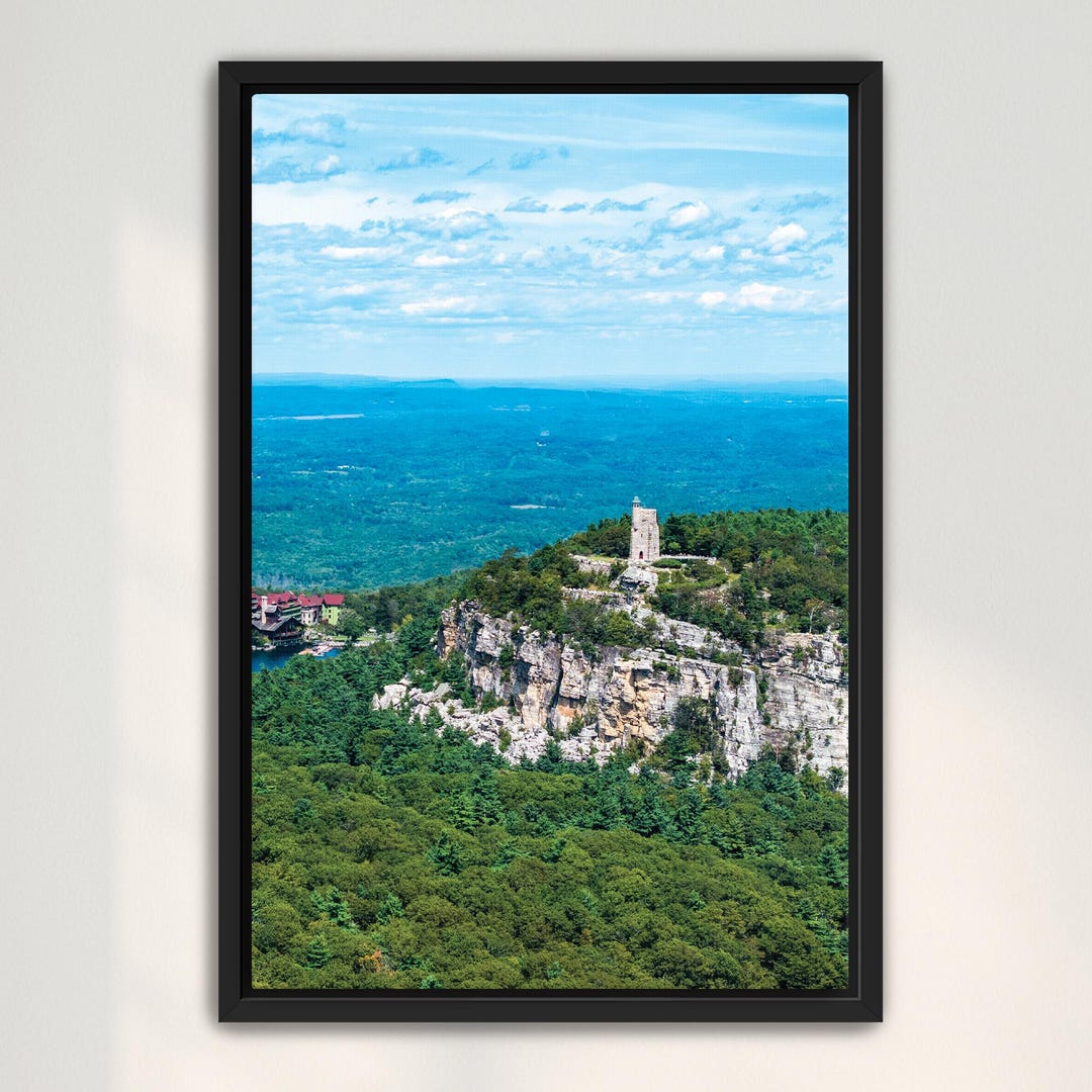 Sky Top Tower: Mohonk Mountain House, Shawangunk Ridge, Summer View ...