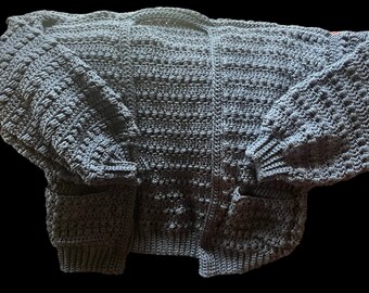 Crocheted cardigan