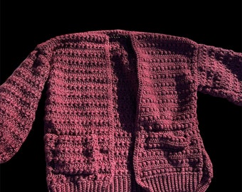 Crocheted cardigan