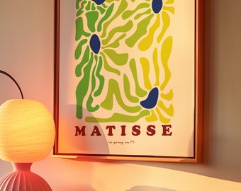 What in the Matisse is going on? - Art Print - Aesthetic Poster Decor - Colorful Wall Decoration - Printable illustration - Digital Download