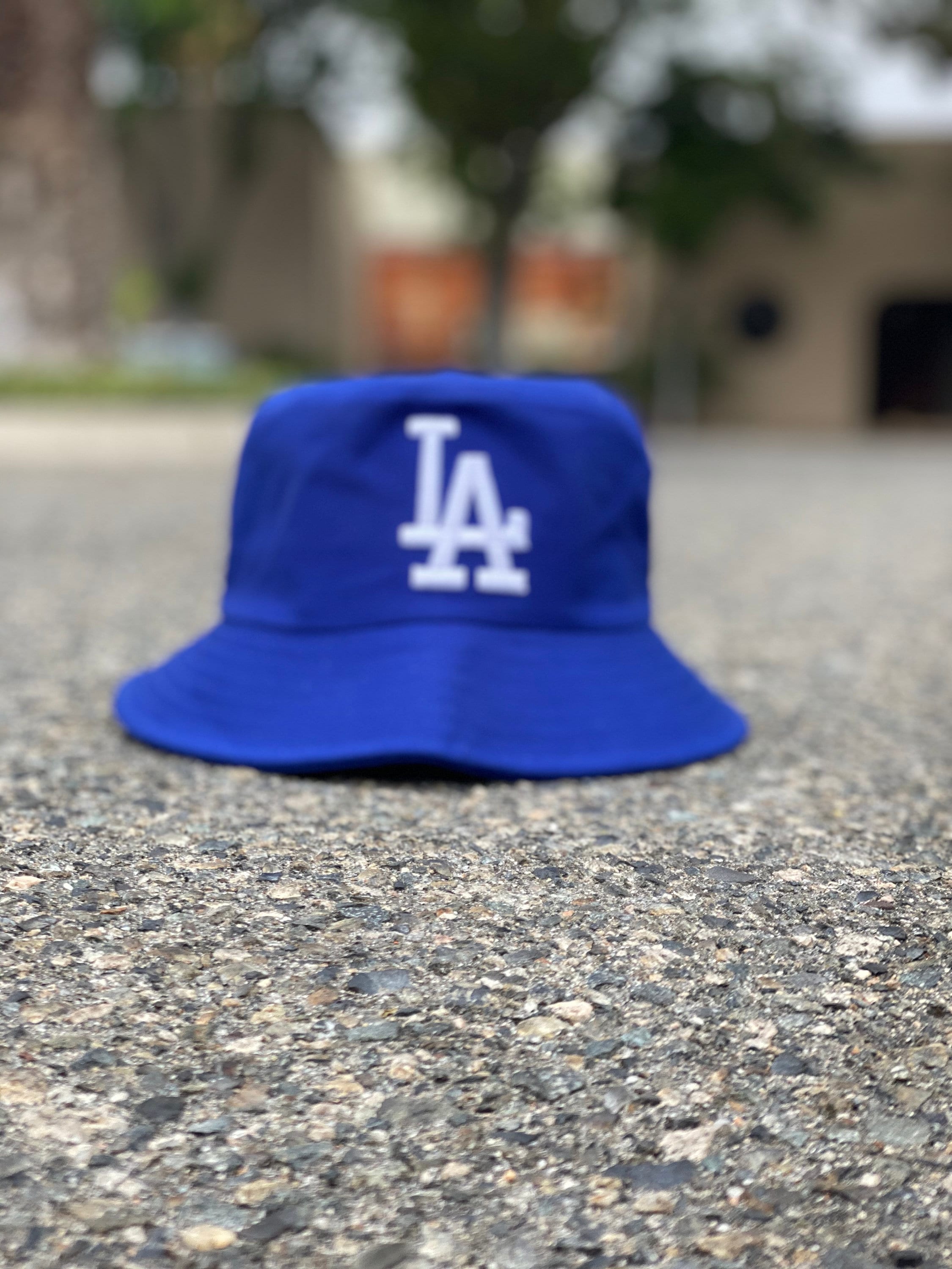 vintage los angeles dodgers bucket hat suede light blue genuine merchandise MLB Los Angeles Dodgers Bucket Hat - Etsy main image 4