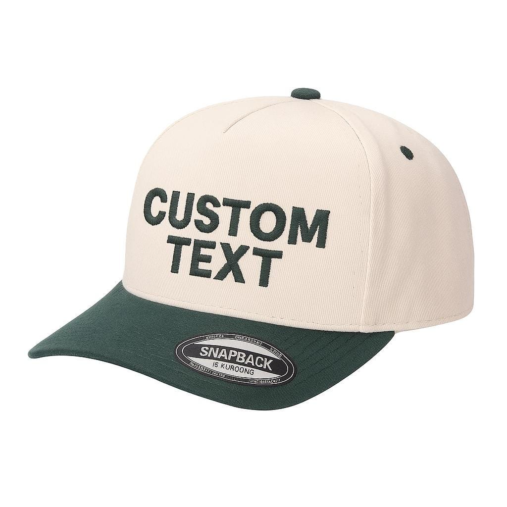 A-Frame Suede Bill Snapback – Custom Embroidered Cap with Personalized Text or Logo| Suede hat| Natural Hat| Cream hats| new style 2025