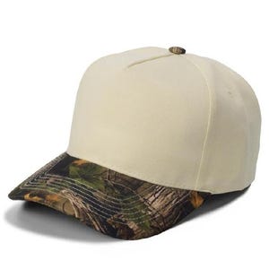 Individuell bestickter Camo-Hut | Personalisierte Jagdkappe | Erstellen Sie Ihr eigenes Logo oder Text | Outdoor Geschenk für Ihn | Natürliche Snapback-Stickerei