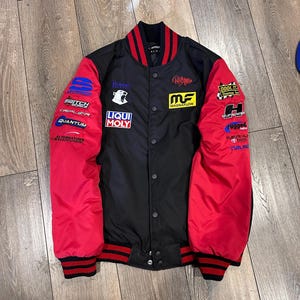 Race Jacket| Custom Race Jacket| Team Name & logos| Personalized Race Suit| Gift for him| Gift for her| Team jacket| Couple Jackets