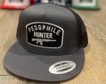 Anti Pedo Trucker Gray HAT SNAPBACK YUPOONG Cap