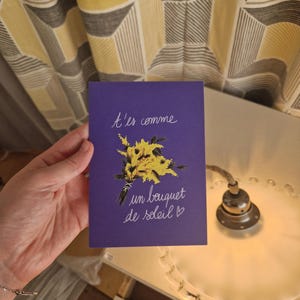 Carte Bouquet de soleil