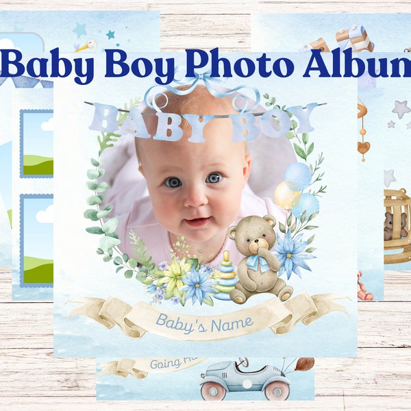 Baby Album Template Etsy