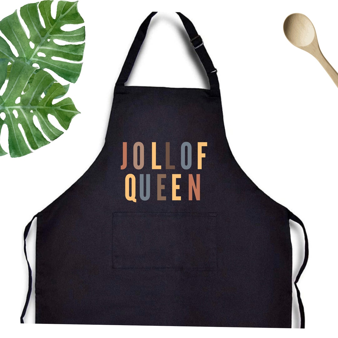 Jollof Queen Apron Add Your Own Country's Food to Personalize Unisex