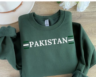 Pakistan Flag Sweatshirt, Travel Souvenir Gift