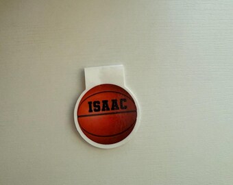 Custom Basketball Bookmark for Kids,For Dad, Wife,  custom magnetic bookmark, book reader gift
