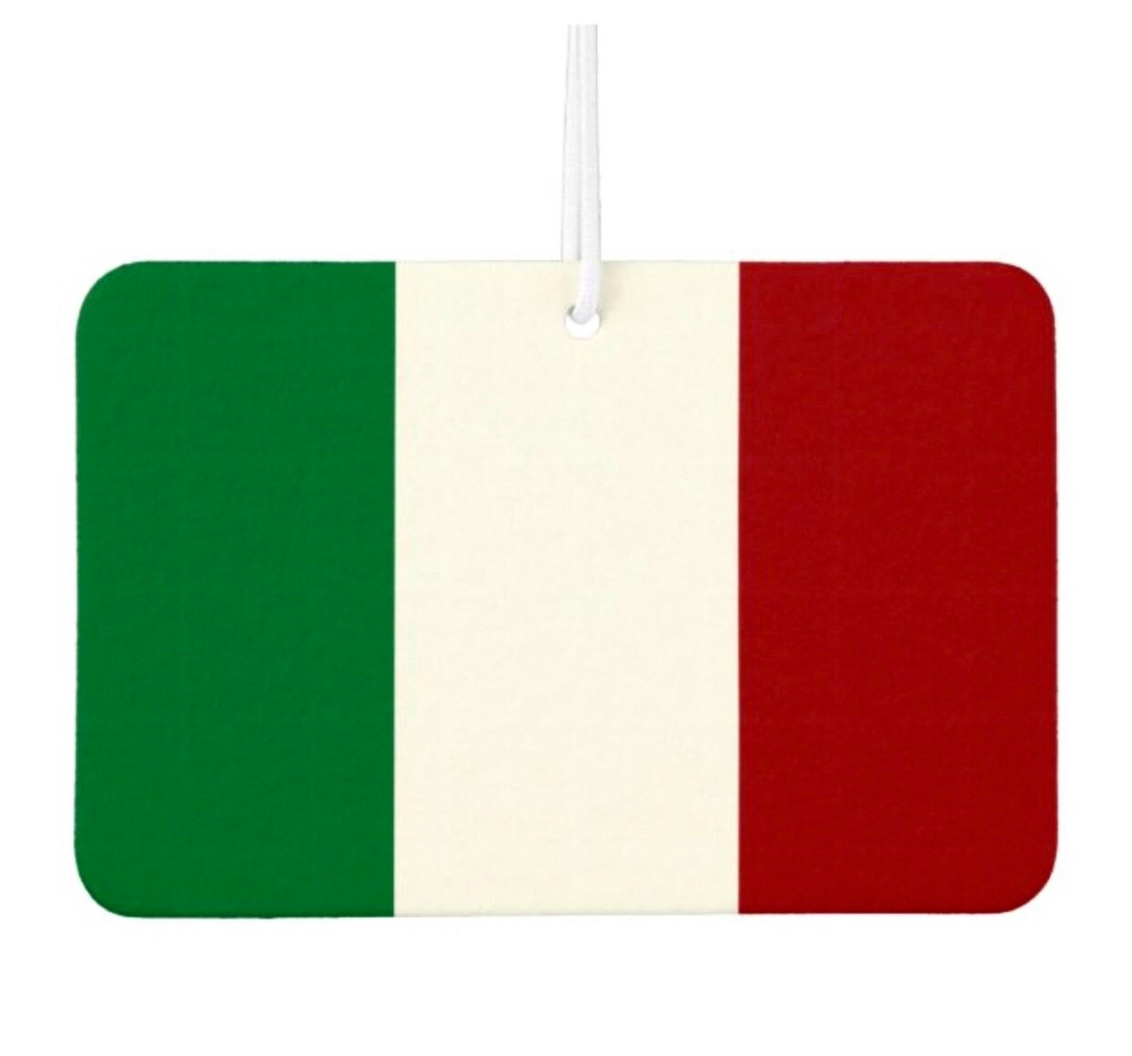 Italian National Flag Car Air Freshener, Italy Gift Idea Etsy