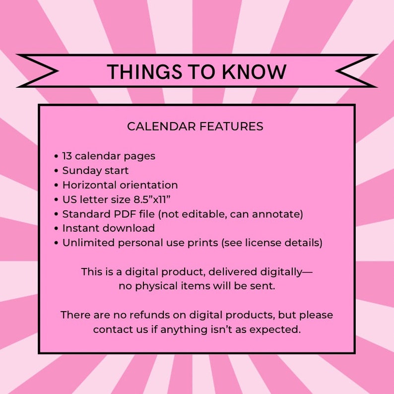 Printable 2024 Calendar, Vertical Calendar 2024, 12 Month Calendar