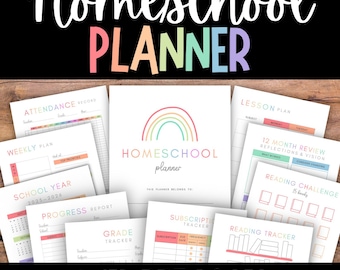 Homeschool Planner Printable, Homeschool Planner, 2025, 2026, Homeschool Planner Pages, Homeschool Planning, Planner for Home School