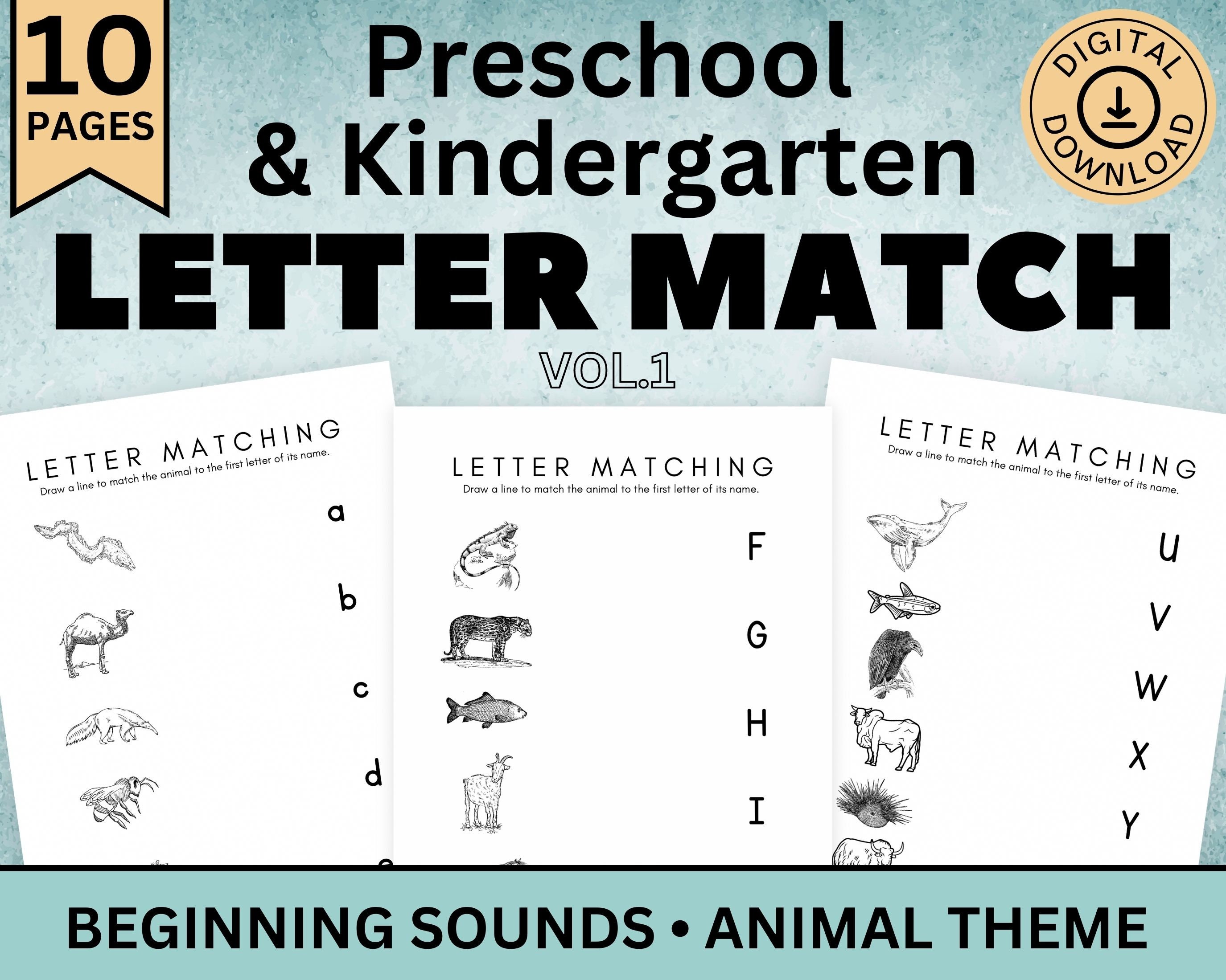 Match - Letter B' Beginning Sounds I