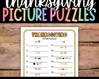Thanksgiving Picture Pages, Emoji Game