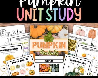 Pumpkin Unit Study, Pumpkin Life Cycle, Pumpkin Worksheet, Harvest, Autumn, Pumpkins, Fall, Halloween, Preschool, Kindergarten, First Grade
