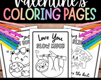 Páginas para colorir do Dia dos Namorados: artesanatos de coração para crianças e adultos (download em PDF)