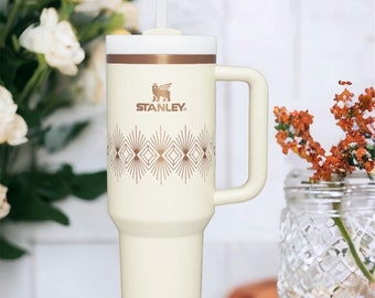 Stanley | Deco Collection Series | H2.0 40oz Stainless Steel Flowstate Quencher Tumbler’s | Personalized