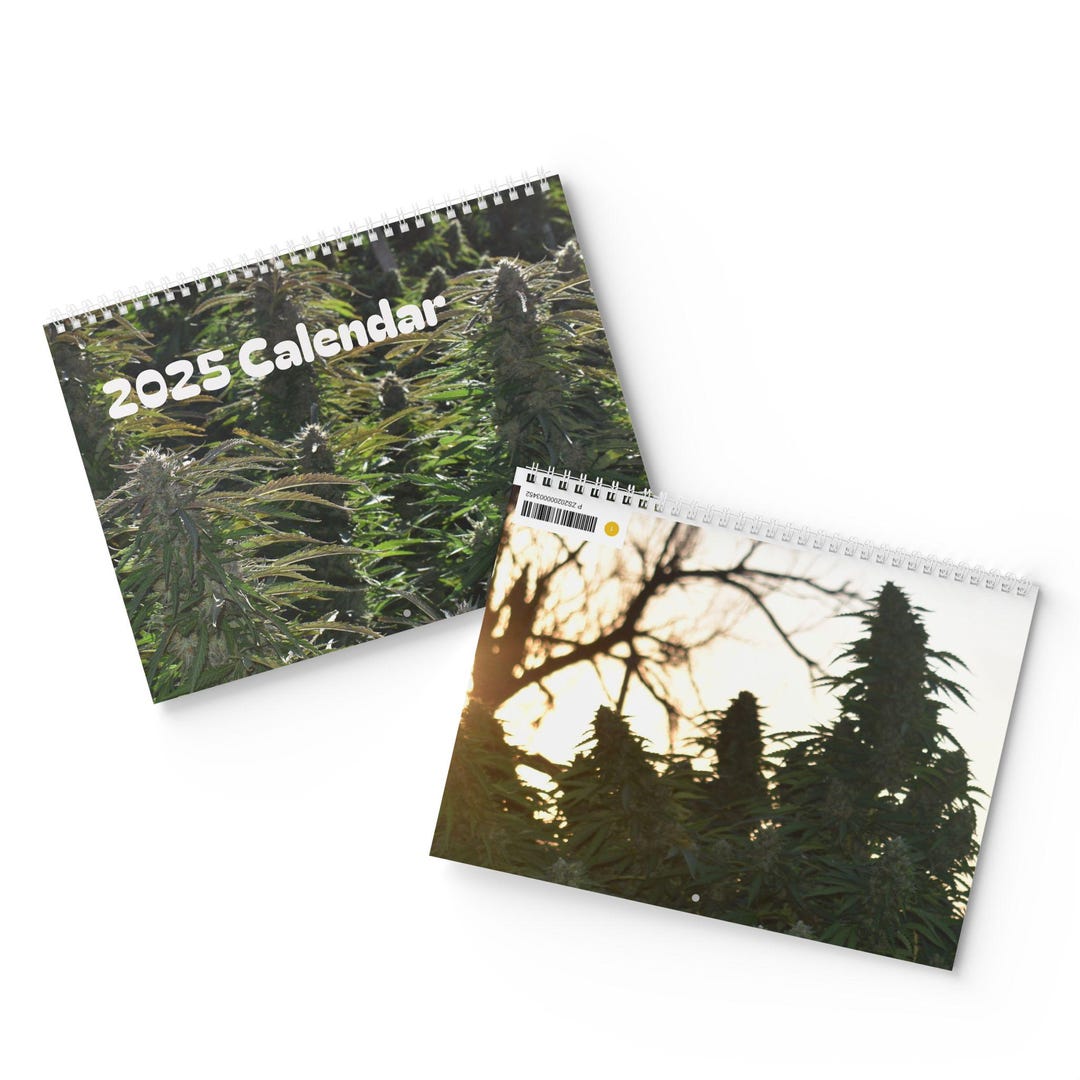 Cannabis Wall Calendar 2025 Etsy cannabis-wall-calendar-2025-etsy