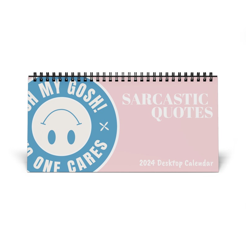 Sarcastic Quotes 2024 Desktop Calendar Etsy