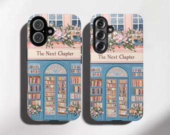 Cute Coquette Bookish Phone Case, Book Lover Gift, iPhone 16 15 14 13 Pro Max, Samsung Galaxy S24 S23 S22, Google Pixel Gifts for Reader
