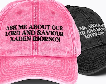 Embroidered Bookish Hat: Custom Vintage Style, Book Lover Gift