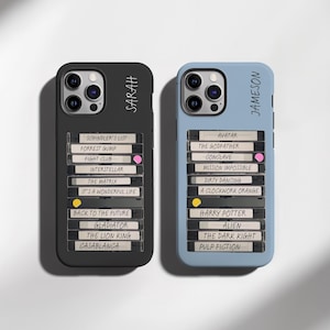 Personalized Phone Case Film Gift For Movie Lovers, Custom Magsafe Movie Title Case for iPhone 16 15 14 13 Pro Max, Gift for Movie Buff