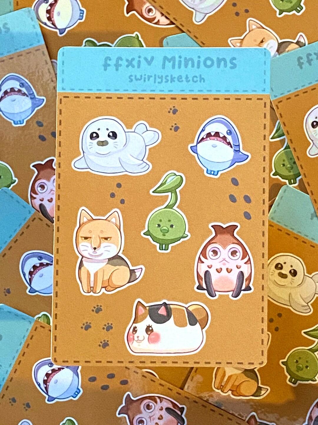 Final Fantasy, FFXIV Minions Sticker Sheet - Etsy