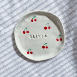 Personalised Fruit Ceramic Trinket Dish