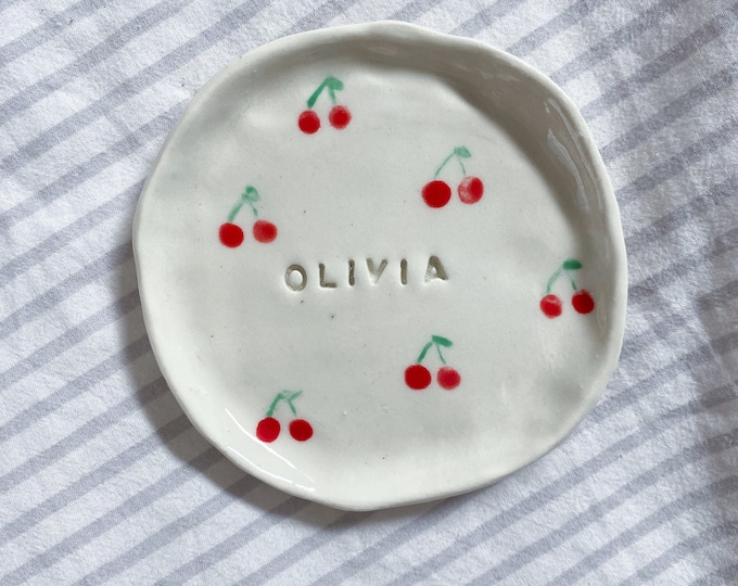 Personalised Fruit Ceramic Trinket Dish