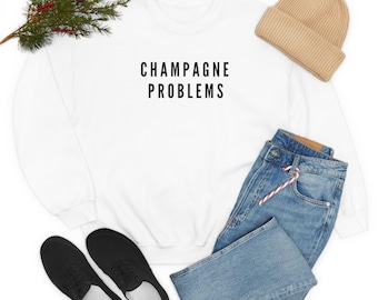 Trendy Womens Eras Sweatshirt- Champagne Problems
