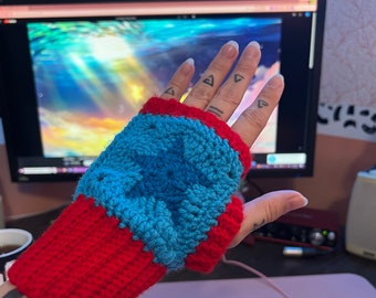 Franky Super Fingerless Gloves Handwarmers One Piece OP Small Womens Child size