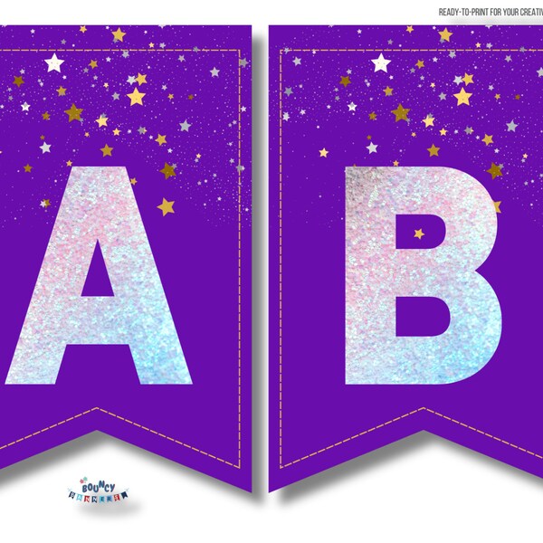 Purple Banner - Etsy